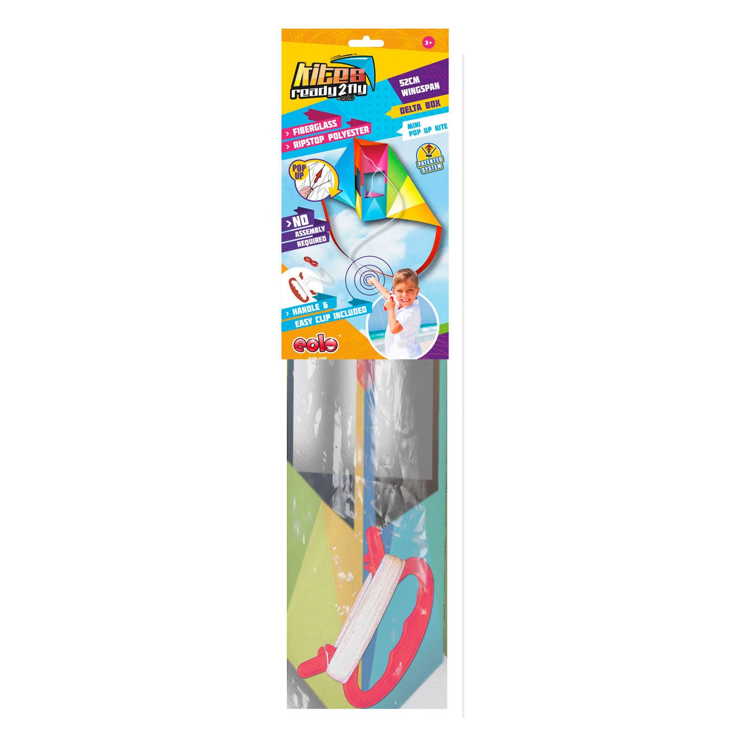 Kites Ready 2 Fly - pop-up mini nylon vlieger deltabox