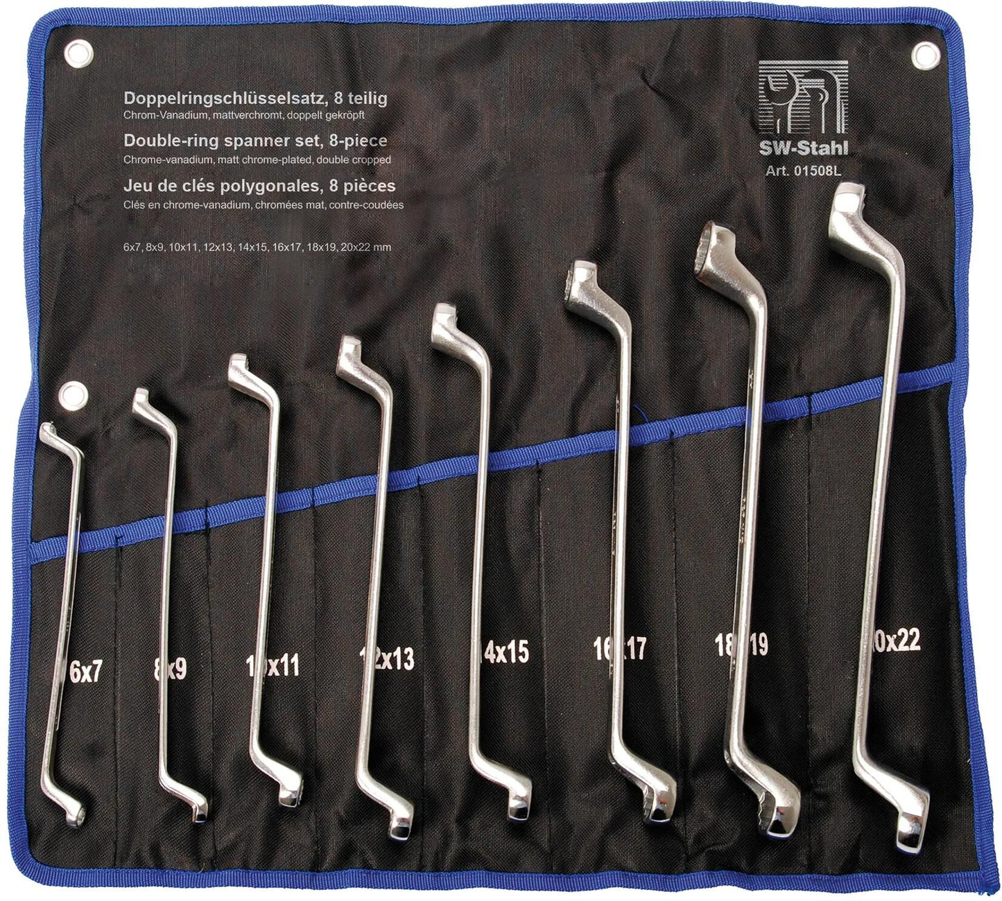 SW STAHL doppelringschlüsselsatz ring key set 8pcs. cropped