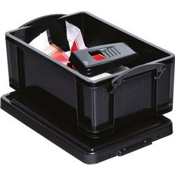 Opbergdoos Really Useful Boxes 9l zwart