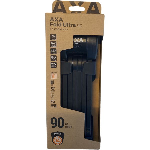Axa Vouwslot fold ultra 90cm art** zwart