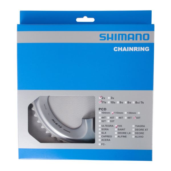 Shimano Kettingblad 50t 105 fc-r7000 - zilver
