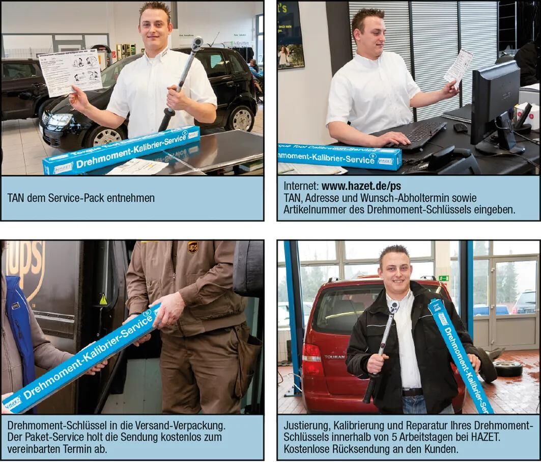 HAZET wartungsservicepaket torque service package sp10