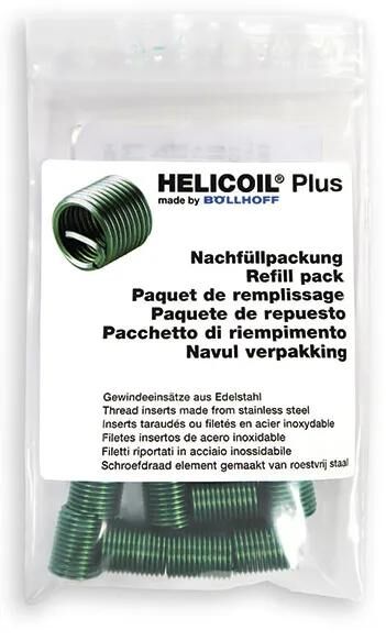 BÖLLHOFF gewindeeinsatz helicoil plus refill pack helicoil m8 x 1.25 16.00mm