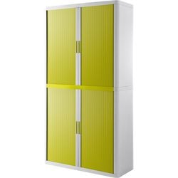 Roldeurenkast paperflow EasyOffice groen wit