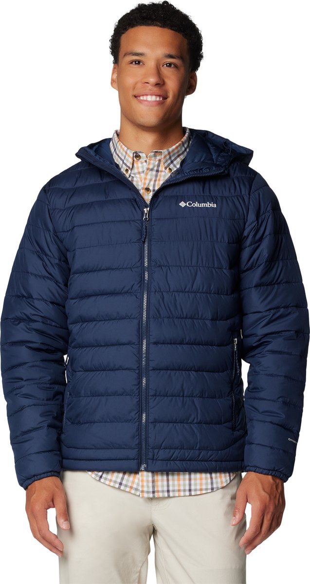 Columbia powder lite™ ii hooded jacket men's outdoorjas - collegiate navy - maat xl