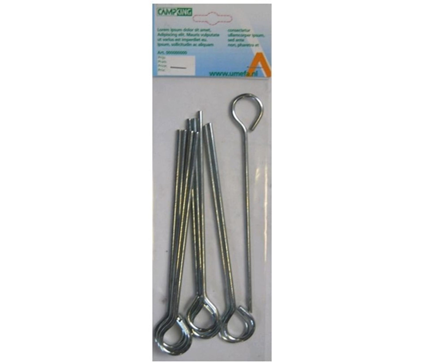 Campking Umefa grondpen gesloten 18 cm 10st