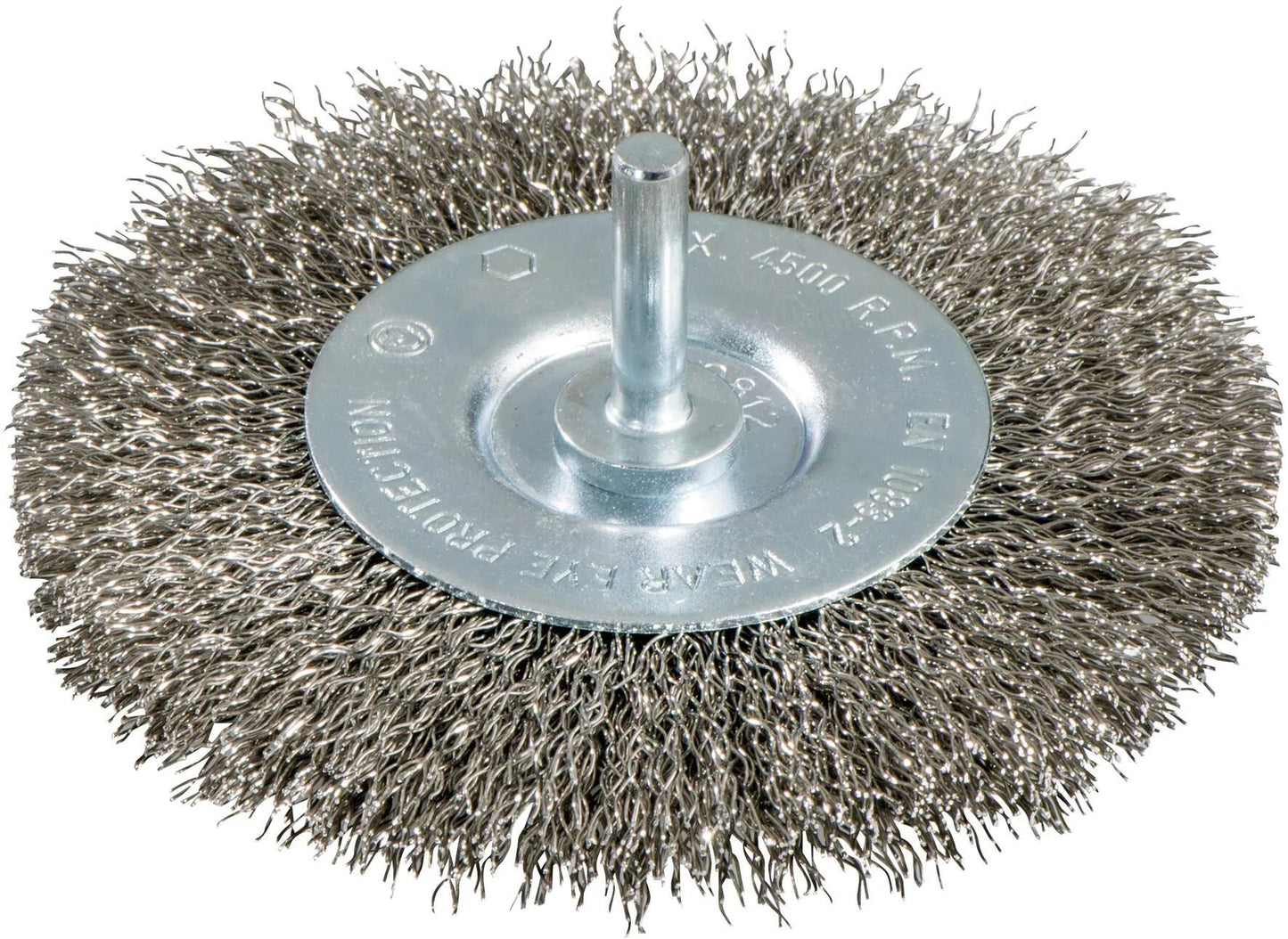 Metabo stahldrahtrundbürste round brush with 6mm shaf d=75mm steel