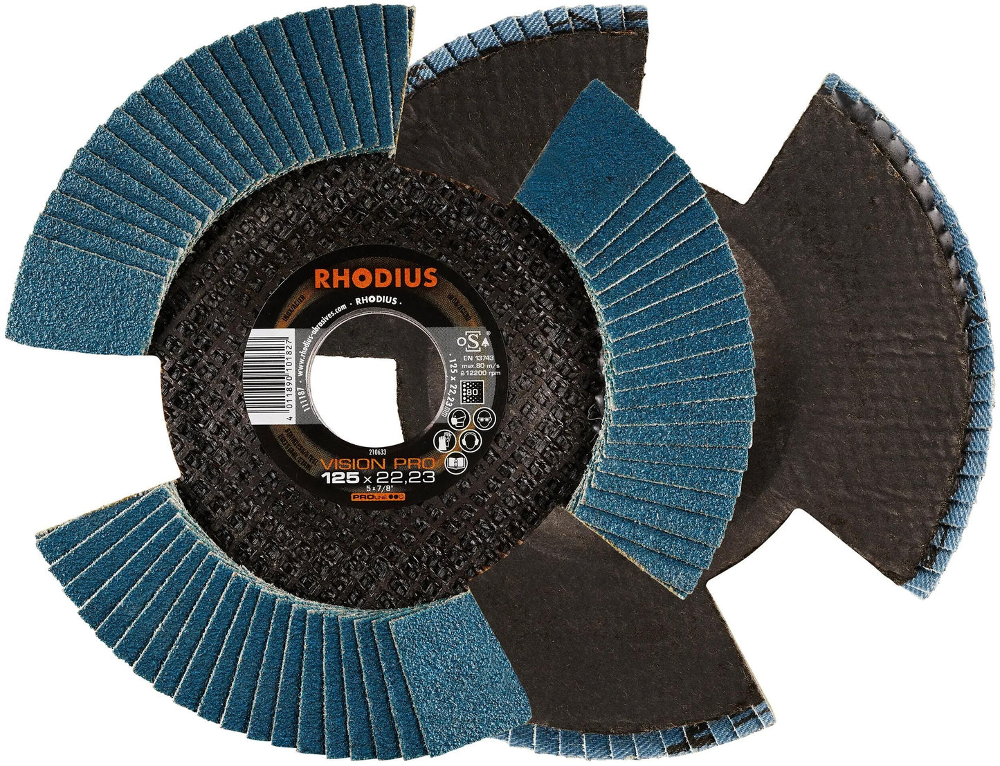RHODIUS lamellenscheibe vision pro serrated washers vision p 80 125x22,23