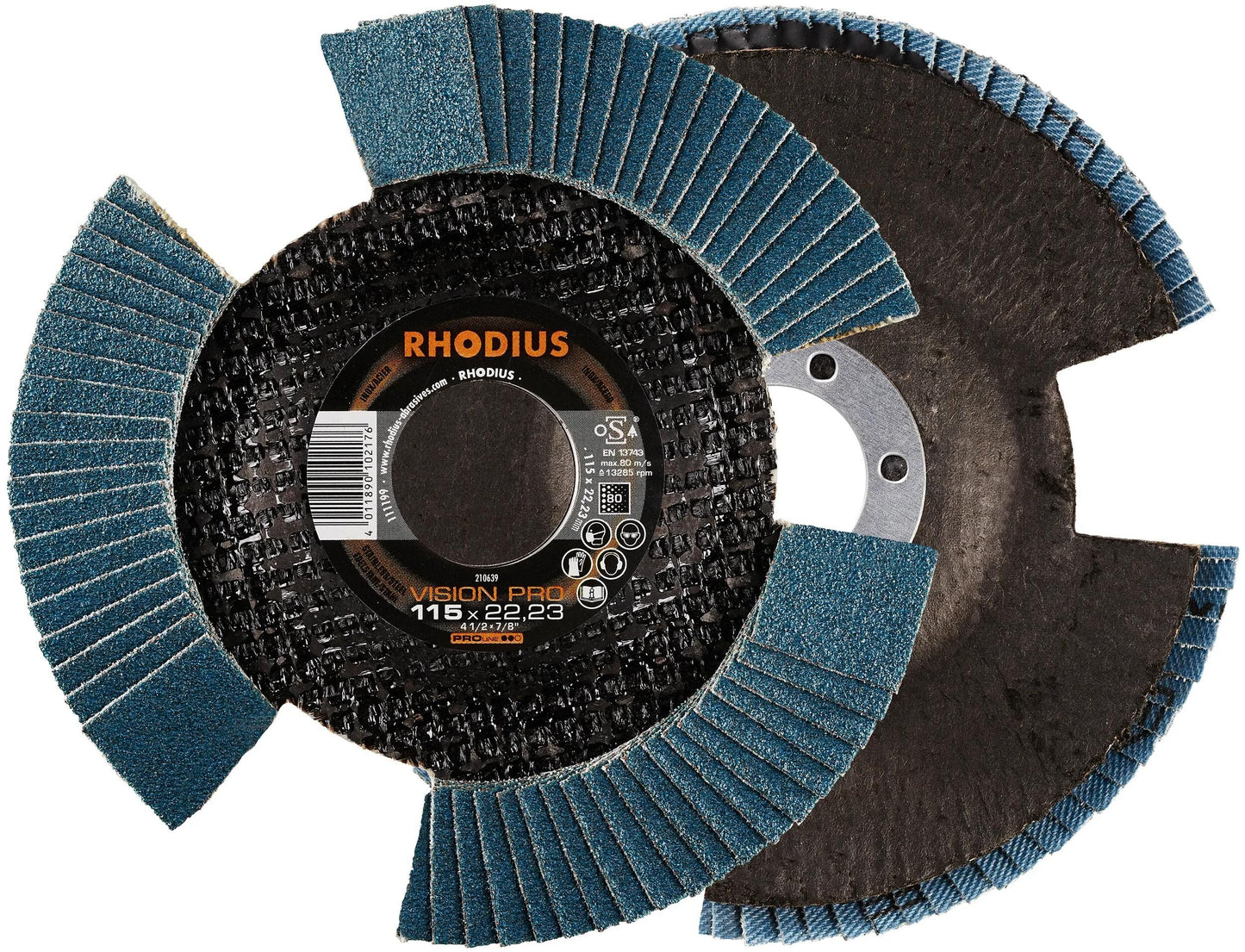 RHODIUS lamellenscheibe vision pro serrated washers vision p 80 115x22,23
