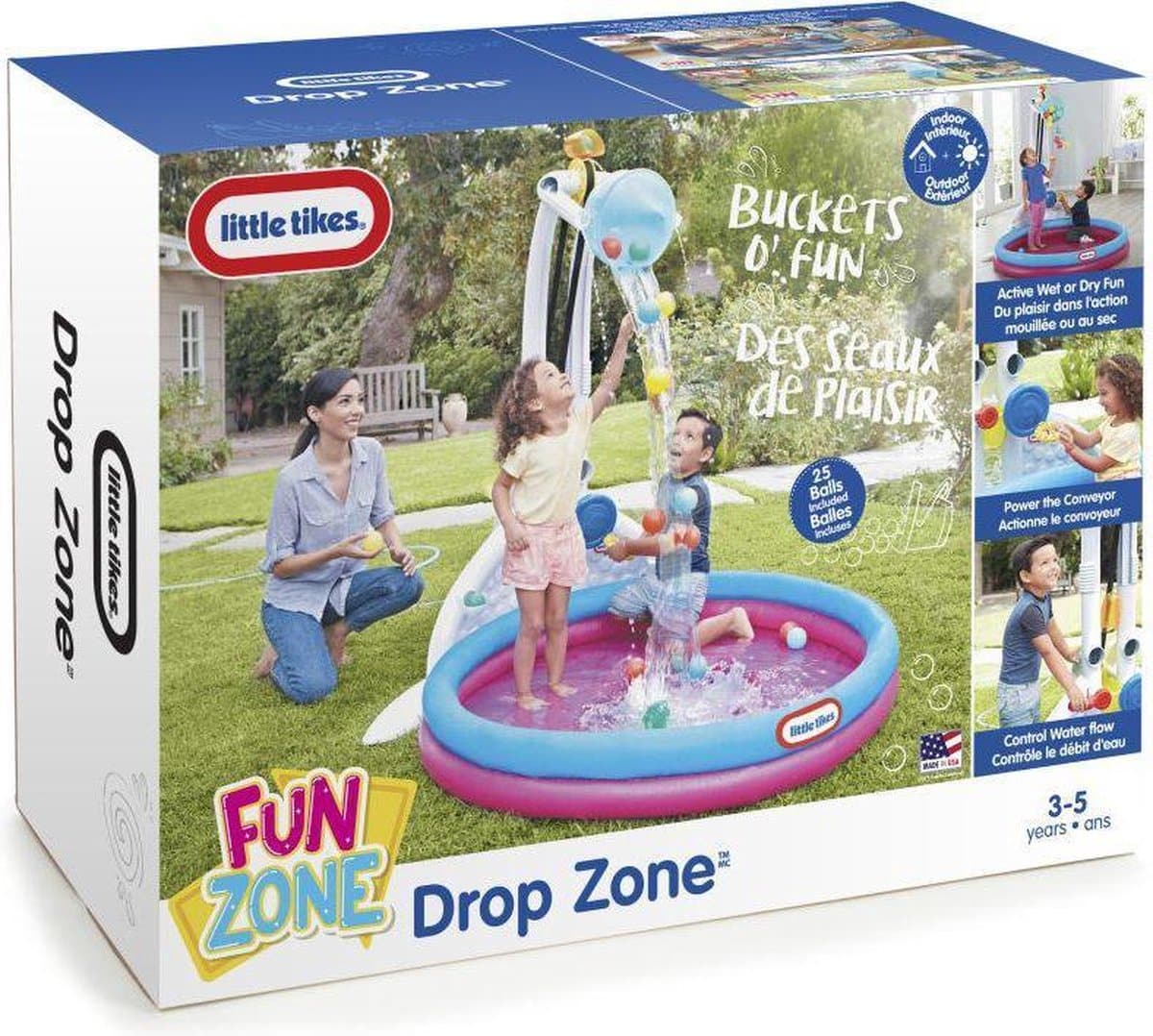 Mattel Little tikes dropzone speelset met zwembadje