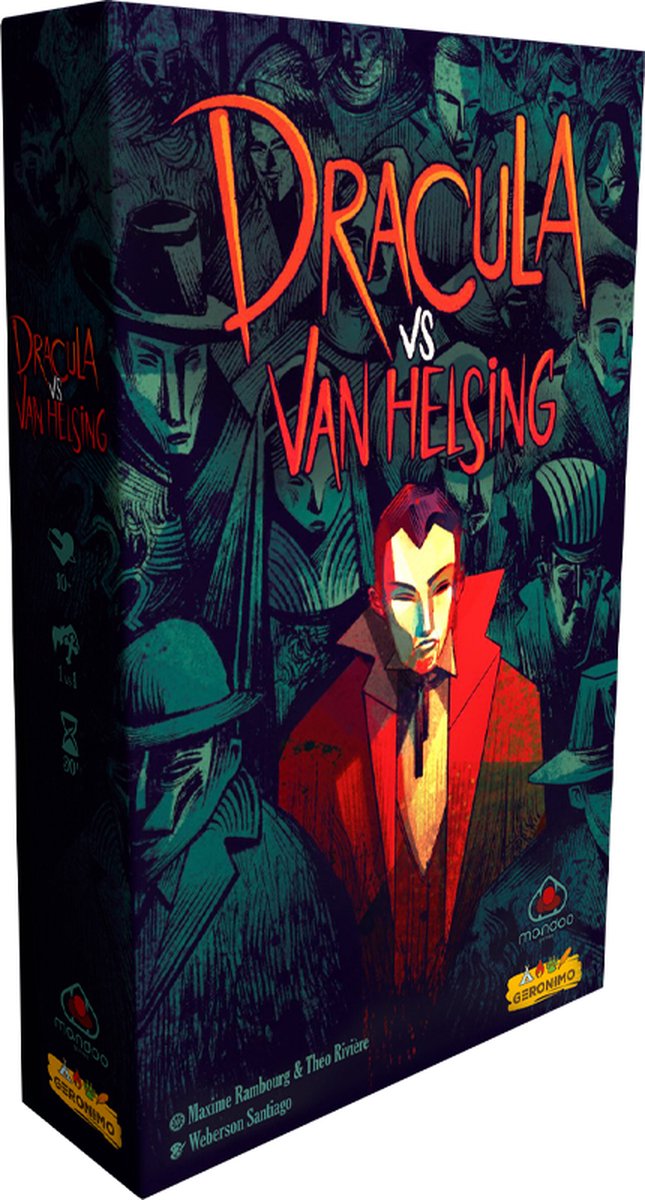 Geronimo Games - dracula vs van helsing - strategisch spel - 2 spelers - geschikt vanaf 10 jaar