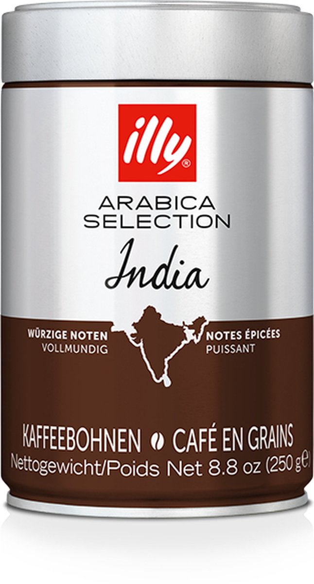 Illy - koffie india 250 g bonen