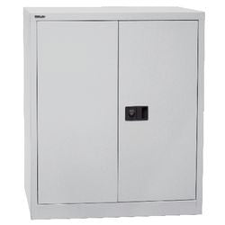 Draaideurkast Bisley 2 deurs metaal 914x400x1000mm lichtgrijs