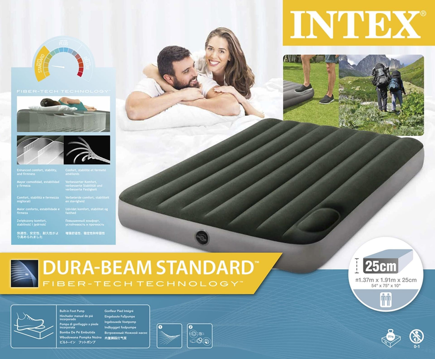 Intex - Downy luchtbed - twijfelaar
