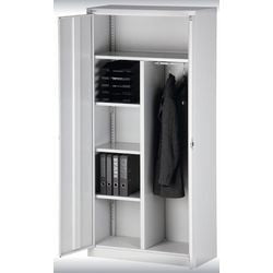 Garderobekast Bisley E782AAG45445 melamine 914x400x1950mm grijs