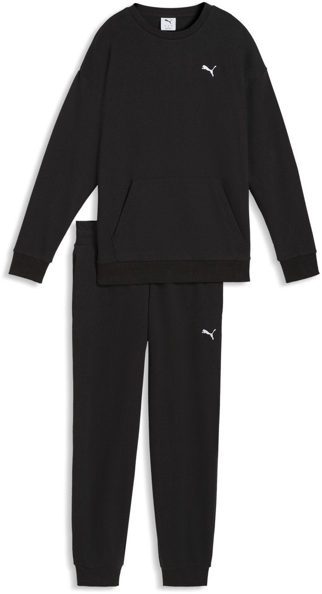 PUMA relaxed sweat suit tr cl dames trainingspak - black