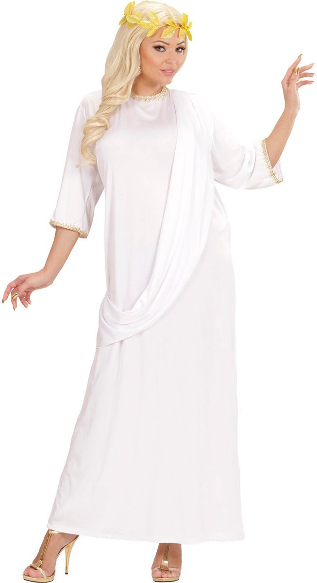 Finidi Romeinse toga wit unisex