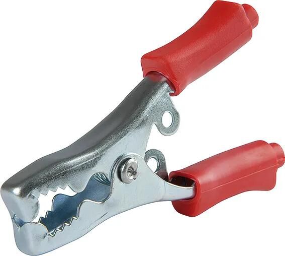HERTH+BUSS ladezange charging clamp 40amp.red length 82 mm
