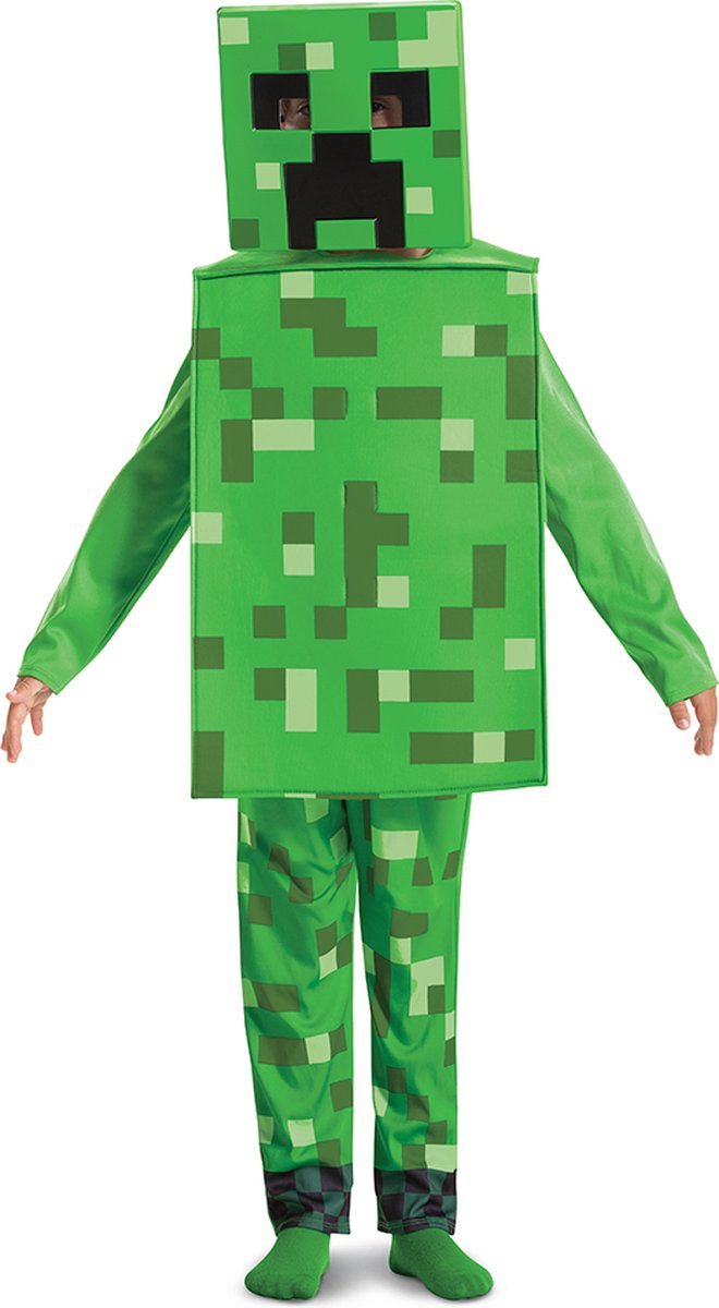 Disguise Minecraft (mojang), creeper fancy aankleden, maat m (7-8 jaar), jongens