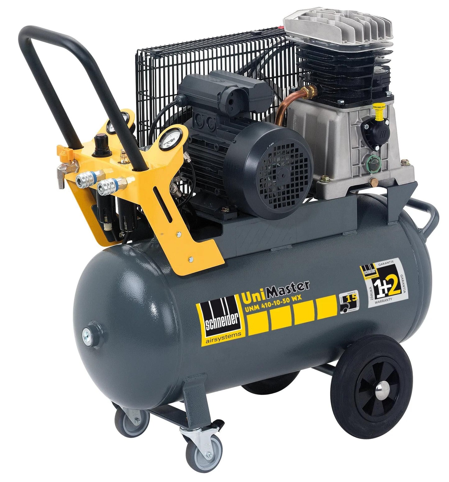 Schneider Airsystems kompressor unimaster unm 410-10-50 wx compressor uni master type 410-10-50wx