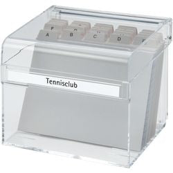 MAUL Kaartenbak 19528-05 Transparant A6