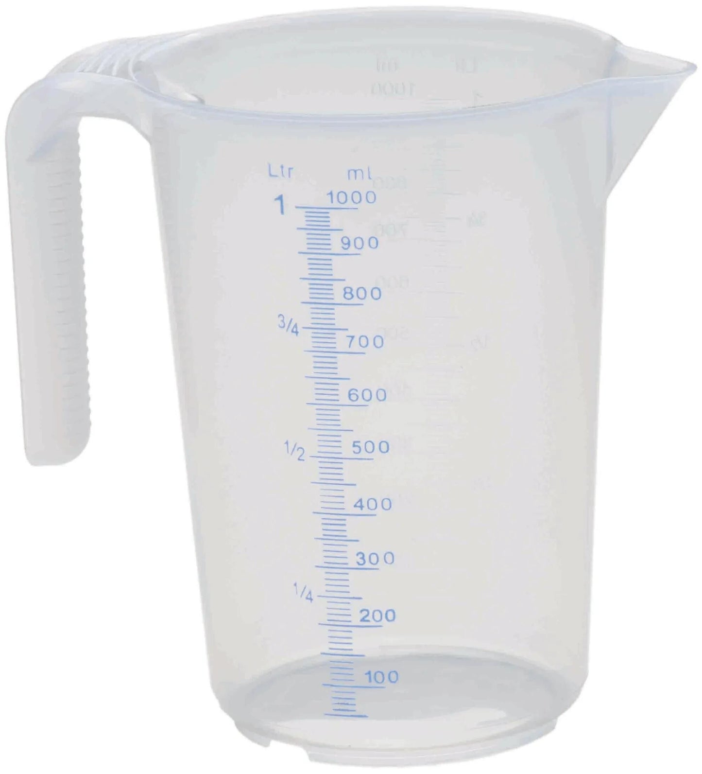 Südpfalzwerkstatt messbecher measuring cup 2 scales 1l transparent, stackable