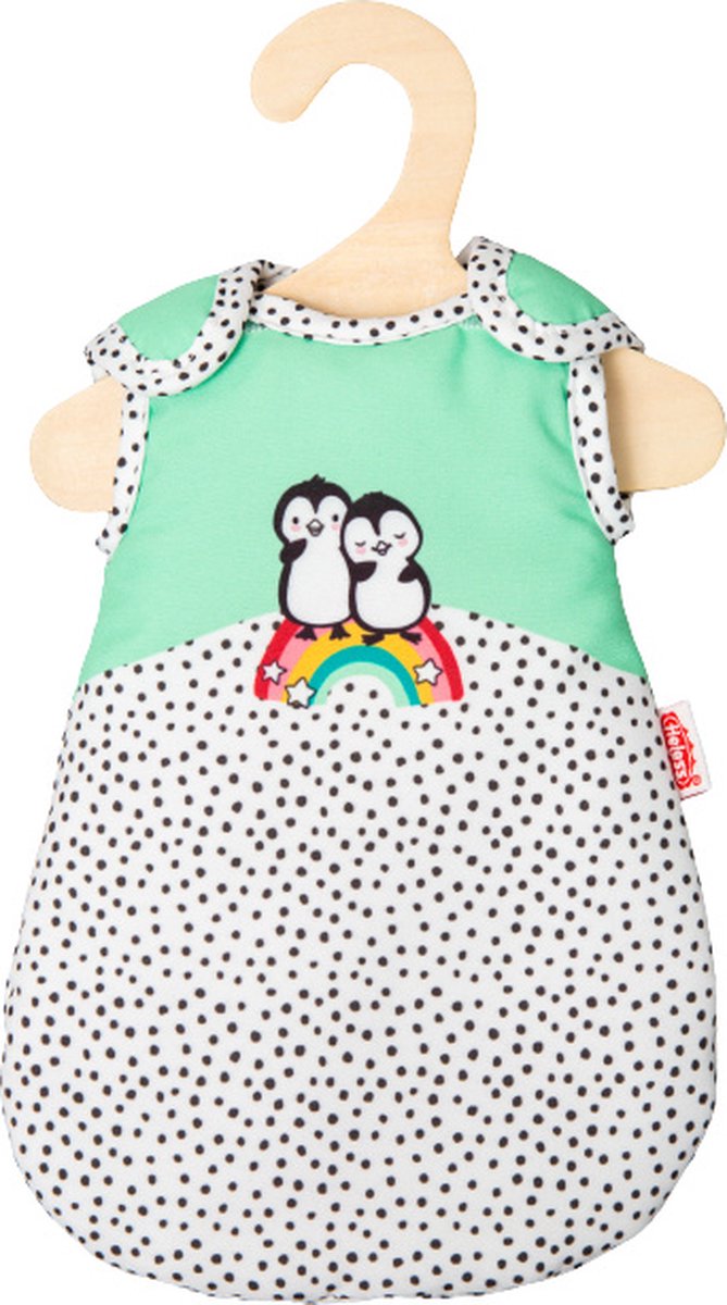 Heless Poppen slaapzak pinguin, 20-25 cm