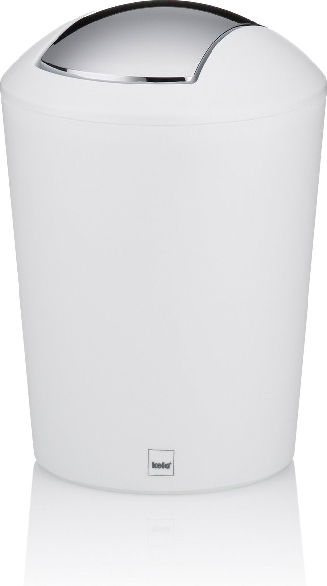 Kela Marta afvalemmer swing - 1,7 l - wit -