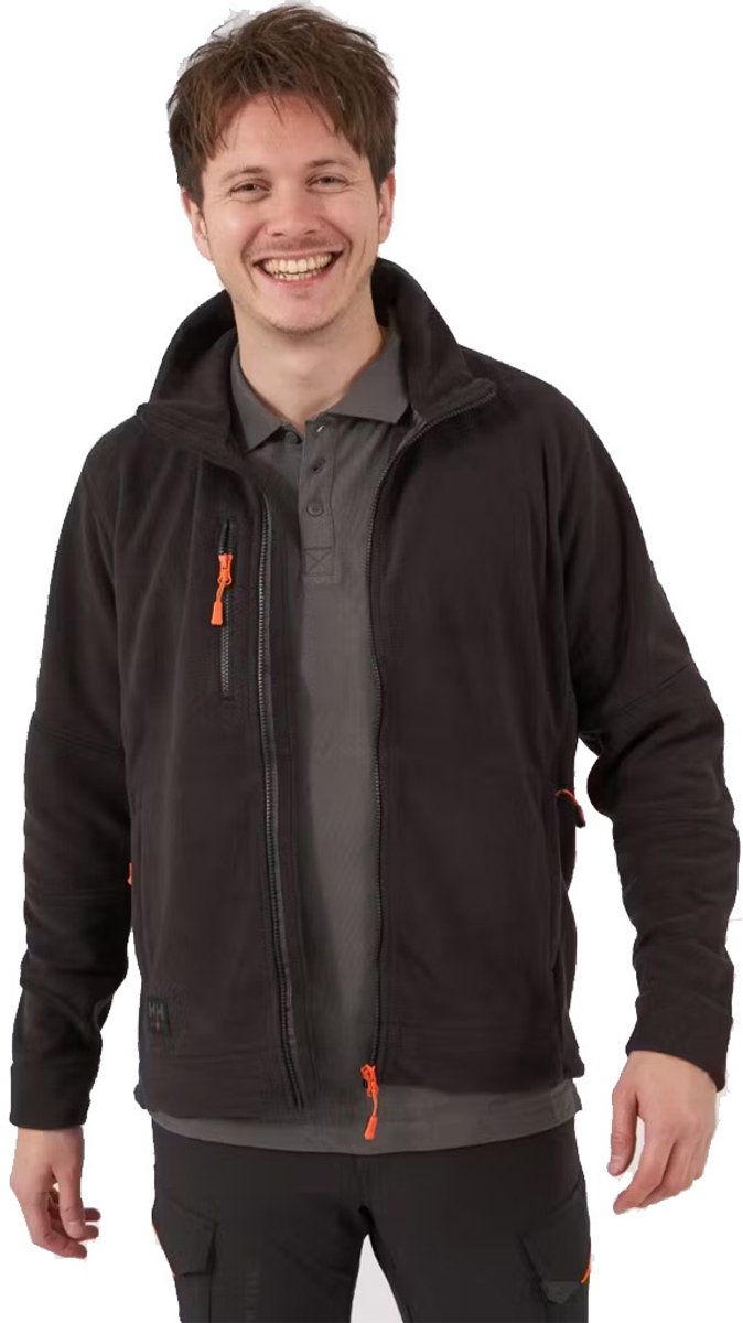 Helly Hansen kensington fleece jacket 72158 - mannen - zwart - l