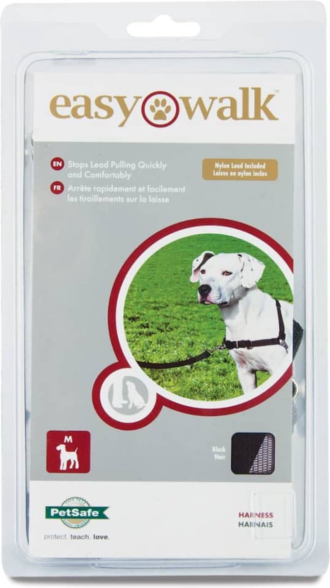 PetSafe easy walk® - hondentuigje - zwart - l - 66-91 cm