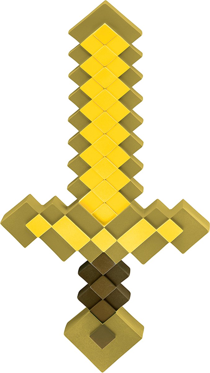 Disguise Minecraft (mojang), minecraft gold zwaard, maat no size, jongens
