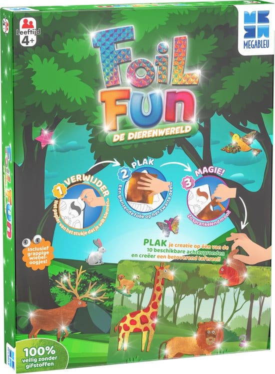 Megableu Mega bleu foil fun de dierenwereld