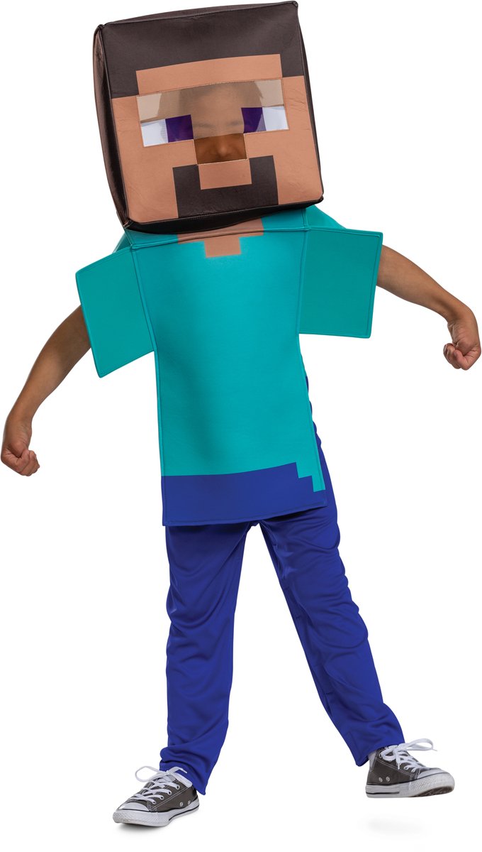 Disguise Steve adaptive kinderpak maat m (7-8 jaar)