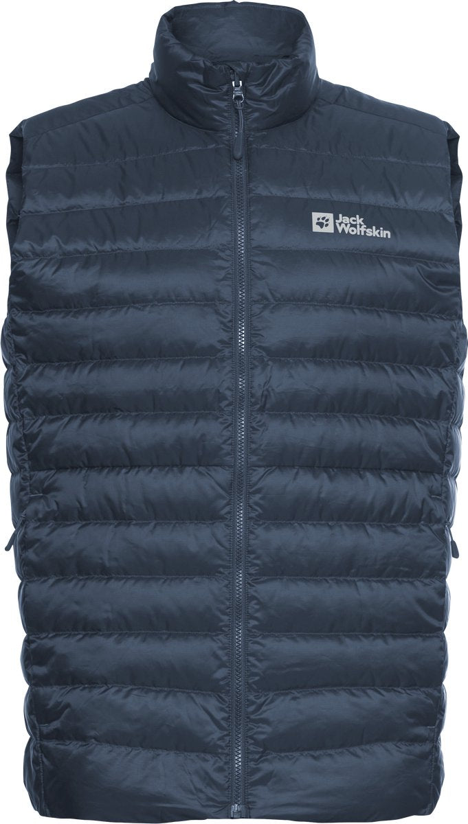 Jack Wolfskin pilvi down vest m rds heren outdoorbodywarmer-midnight sky