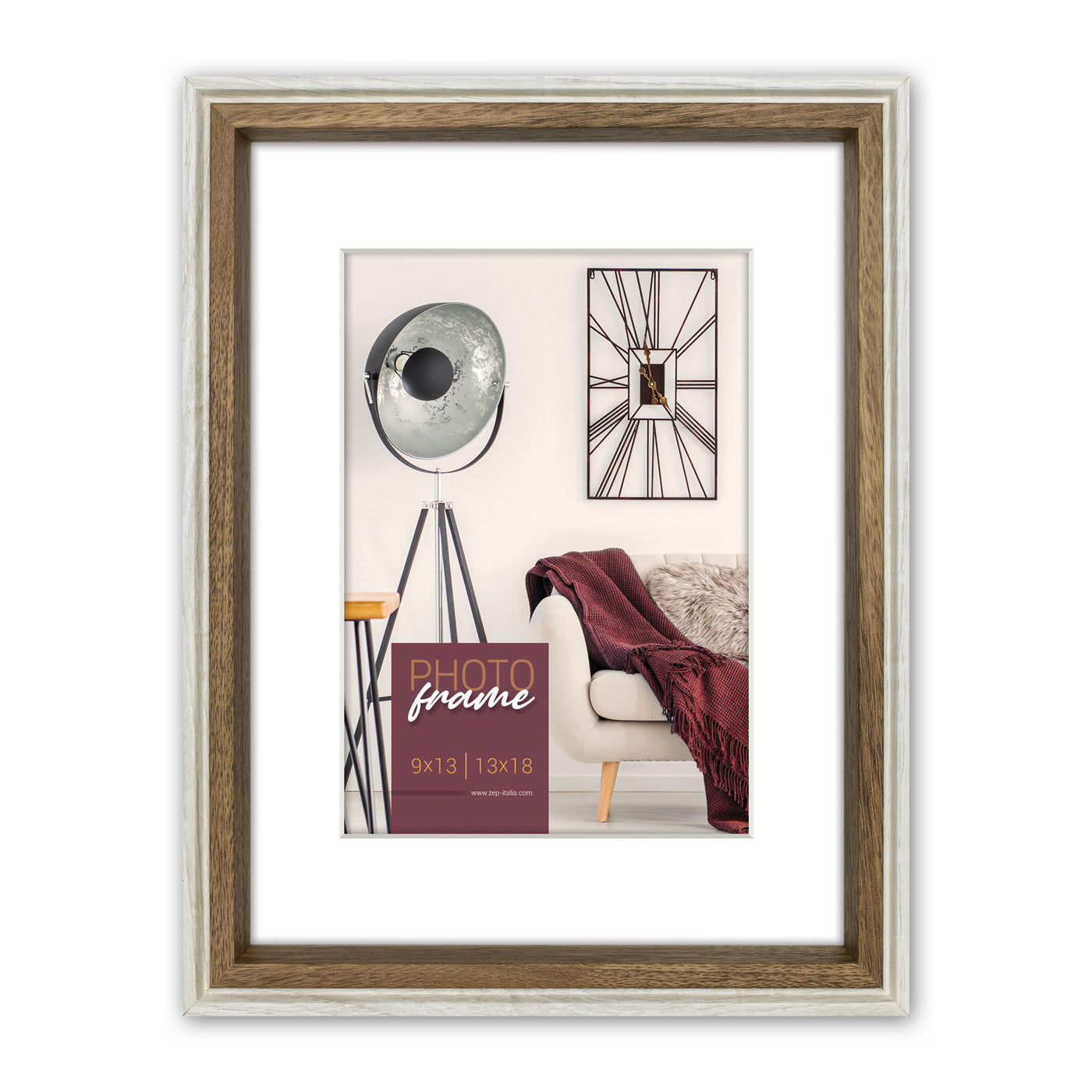 Zep fotolijst dn757w palmi white 9x13 13x18 cm