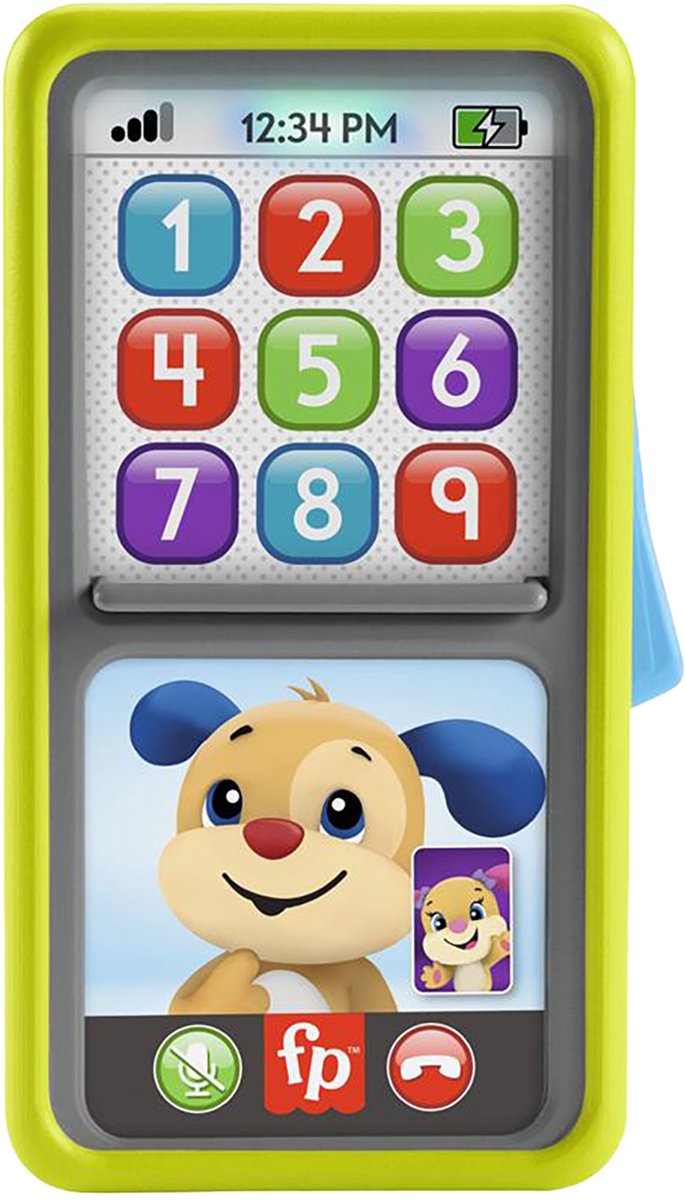 Fisher-Price leerplezier 2-in-1 smartphone - baby speelgoed telefoon