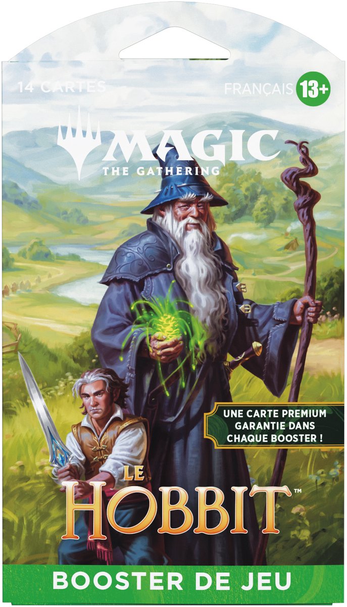Magic The Gathering Booster de jeu magic: the gathering | le hobbit | 1 booster (14 cartes) | jeu de cartes à collectionner