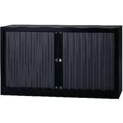 Roldeurkast Bisley EuroTambours Plus zwart