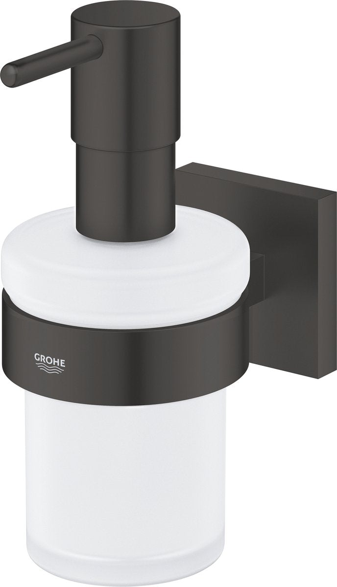 GROHE quickfix start cube zeepdispenser met houder - 160 ml - matte black