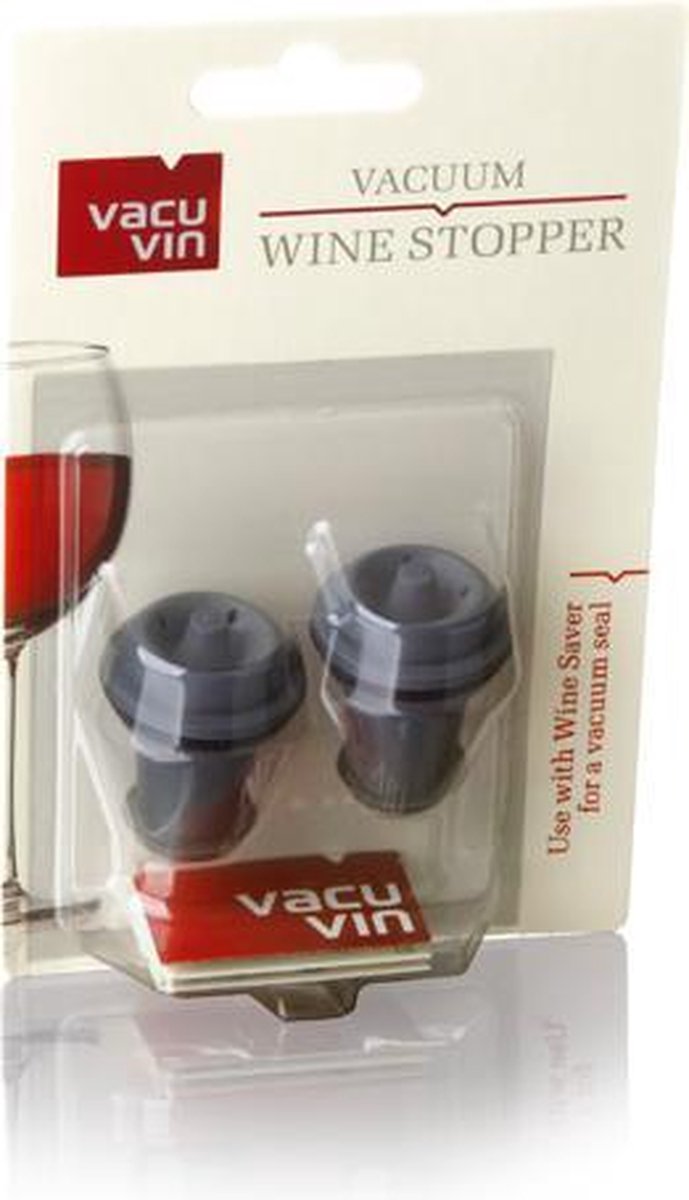 VacuVin Vacu vin vacuüm wijn stoppers | set van 2