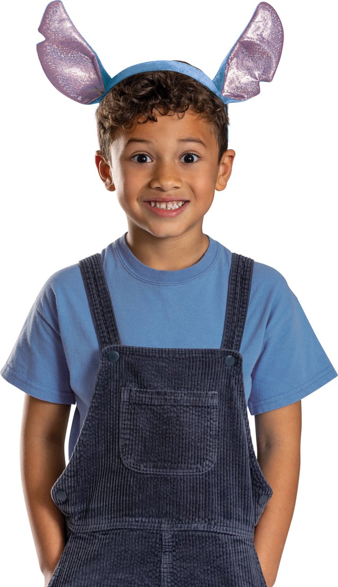 Disguise Disney - lilo stitch, stitch hoofdband, maat one size, kinderen