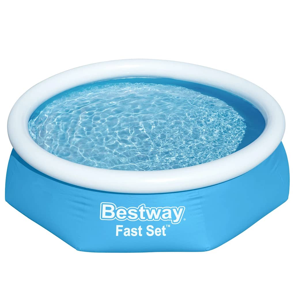 Bestway zwembad fast set opblaasbaar rond 244x61 cm 57265