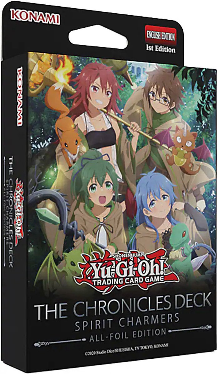 Yu-Gi-Oh! Konami Yu-gi-oh! the chronicles deck: spirit charmers (all-foil edition)