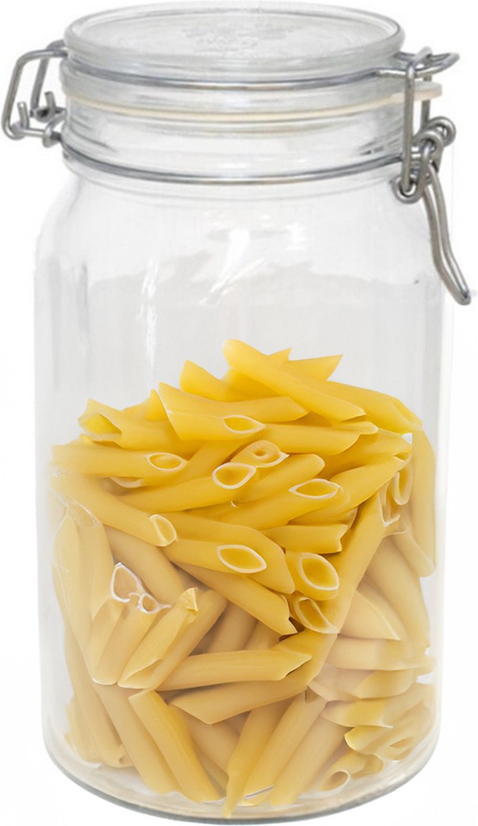 Rocco Bormioli Bormioli rocco fido weckpot - 1,5 liter - glazen voorraadpot - met sluiting