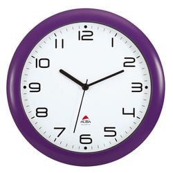 Wandklok Alba HORNEWP 30 cm violet