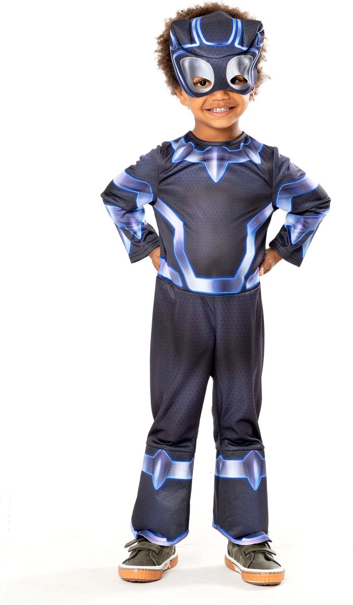 RUBIES FRANCE - black panther spidey kostuum - 86 98 (2-3 jaar)