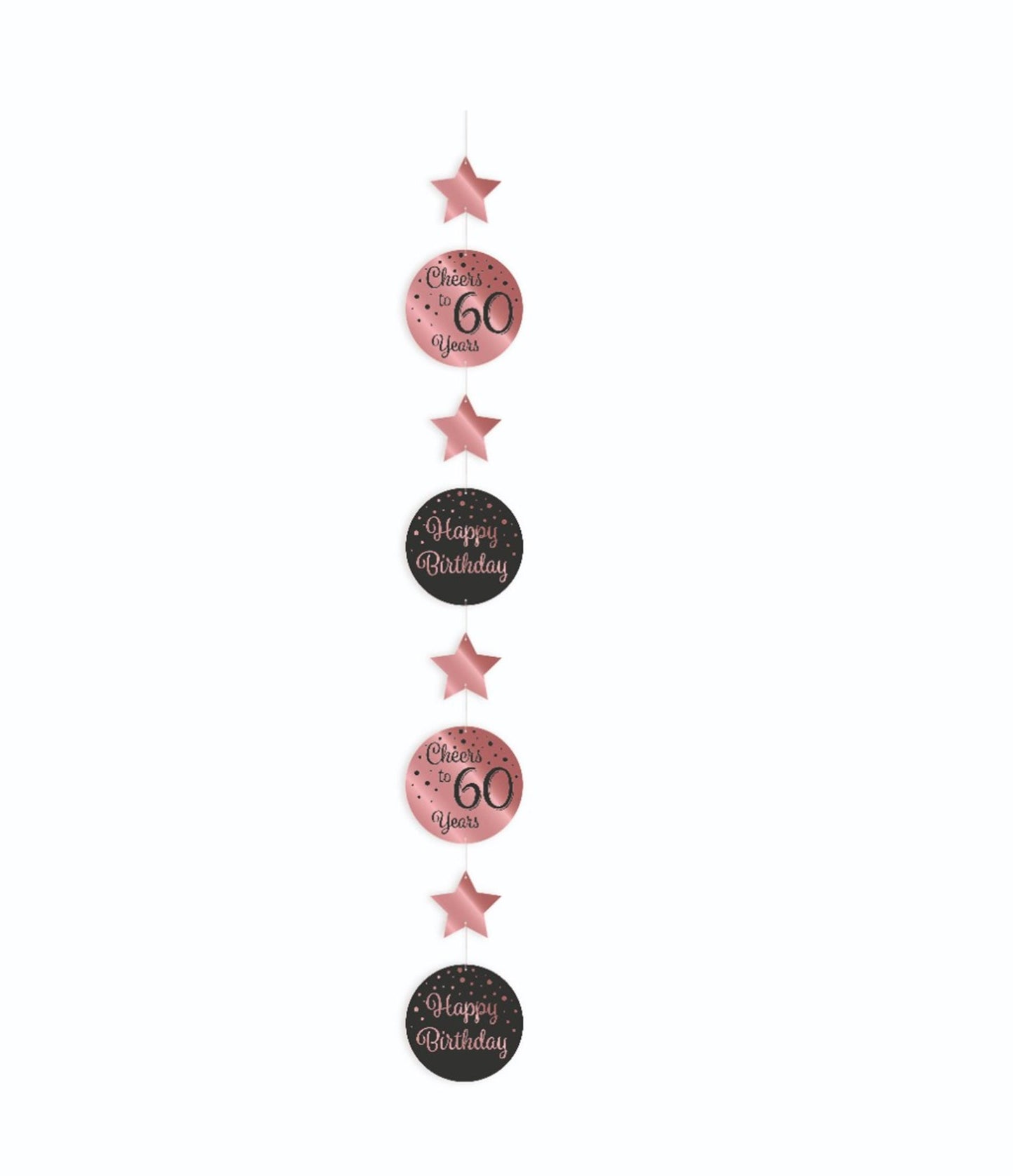 Paperdreams hangslinger roze zwart - 60