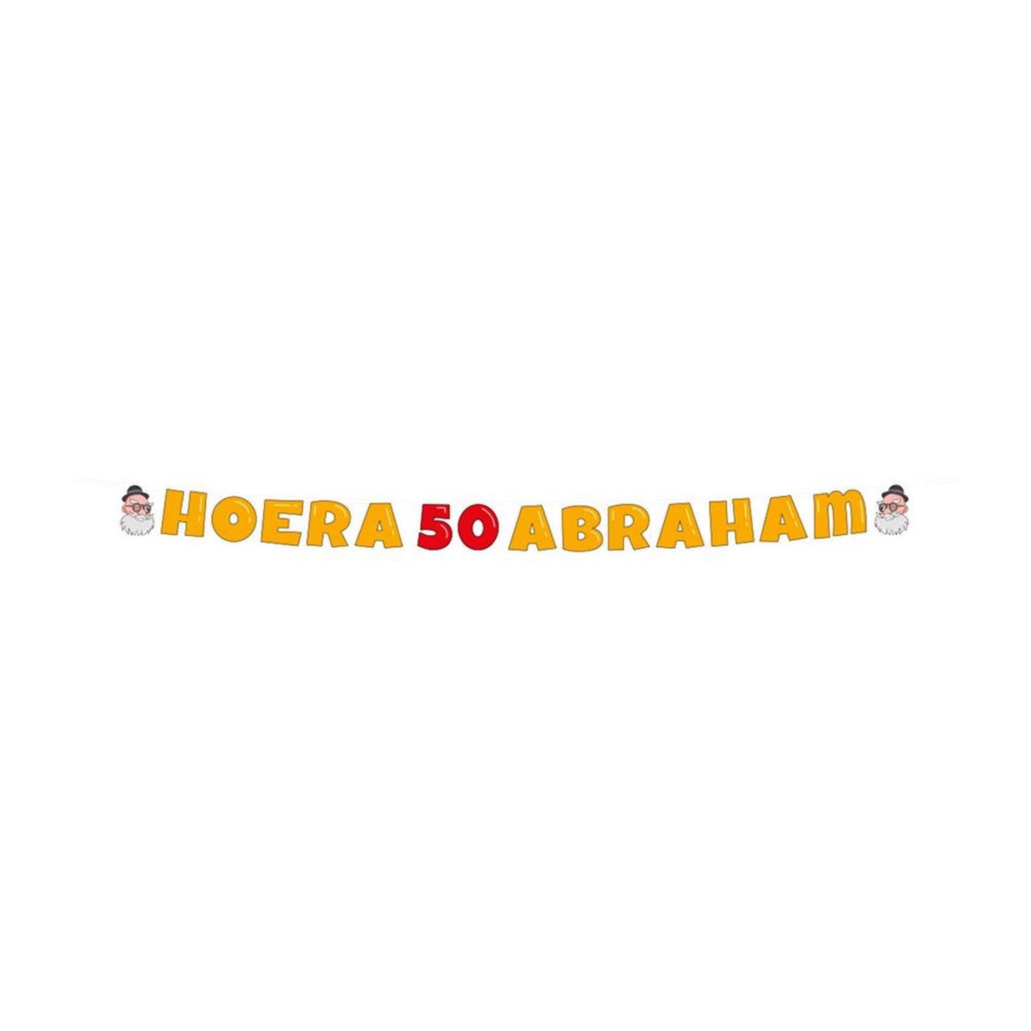Paperdreams Letter banner - abraham 50