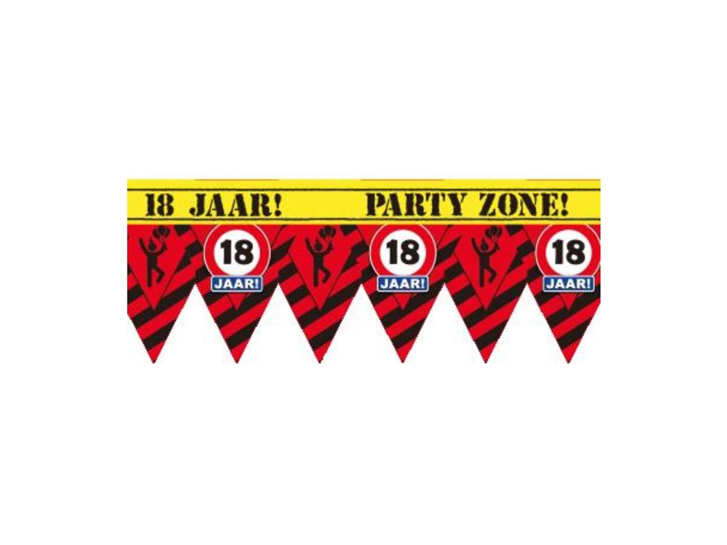 Paperdreams Party tape - 18 jaar