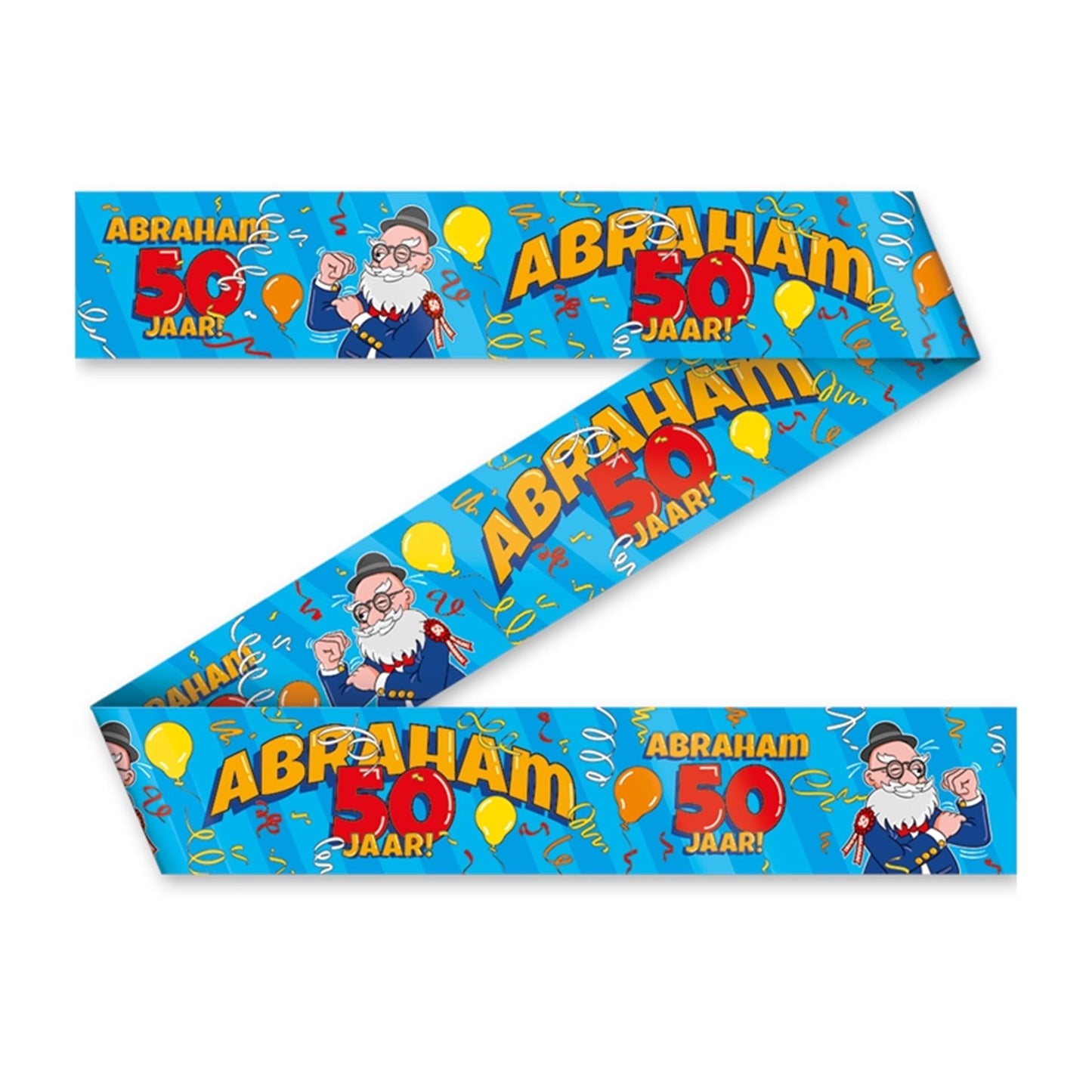 Paperdreams party tape abraham 50 jaar